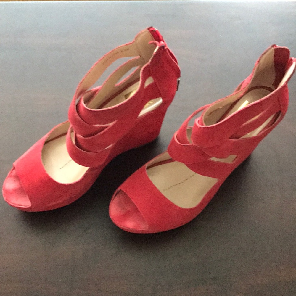 Red suede Dolce Vita boots 9.5